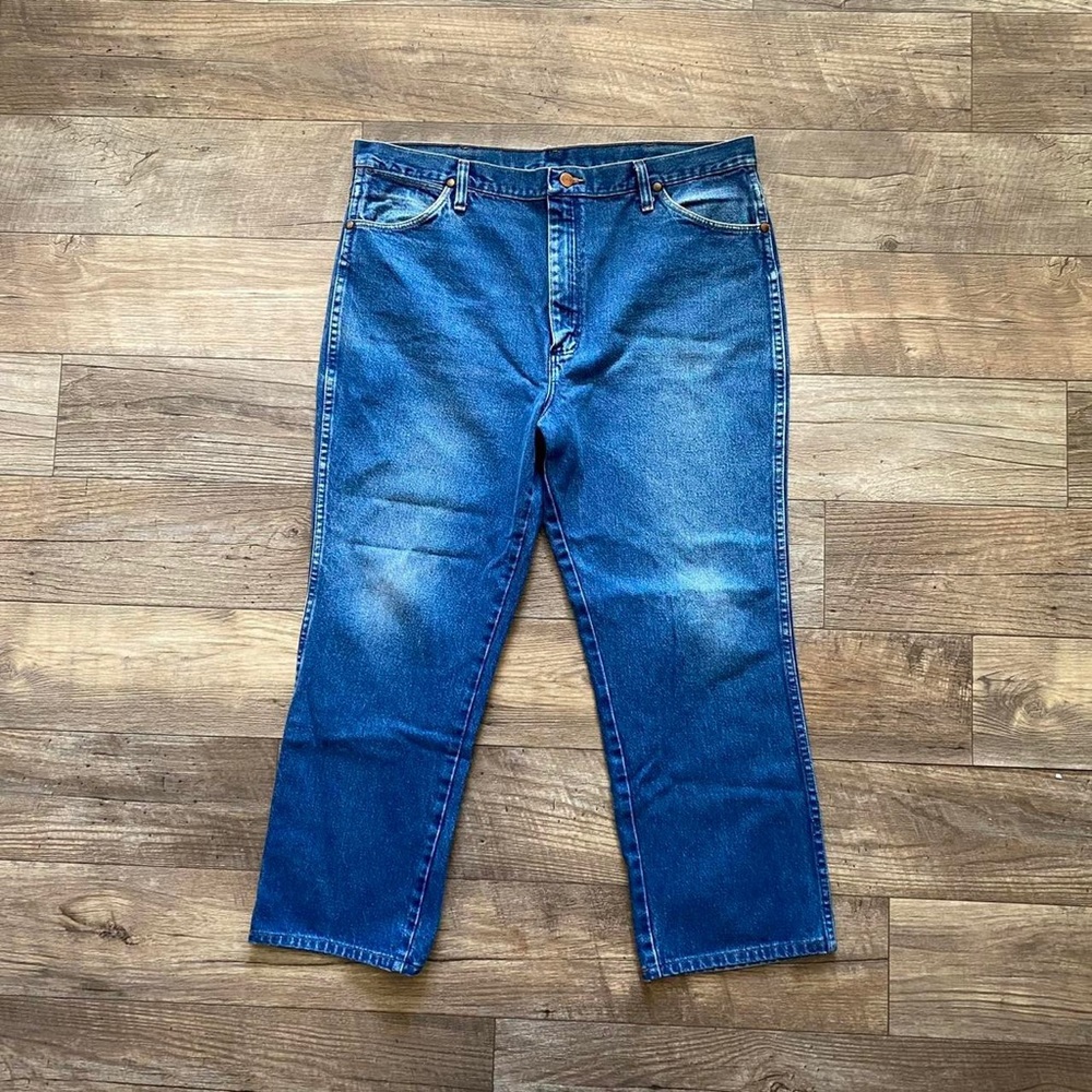 Classic vintage faded Wrangler jeans, 40x26.5